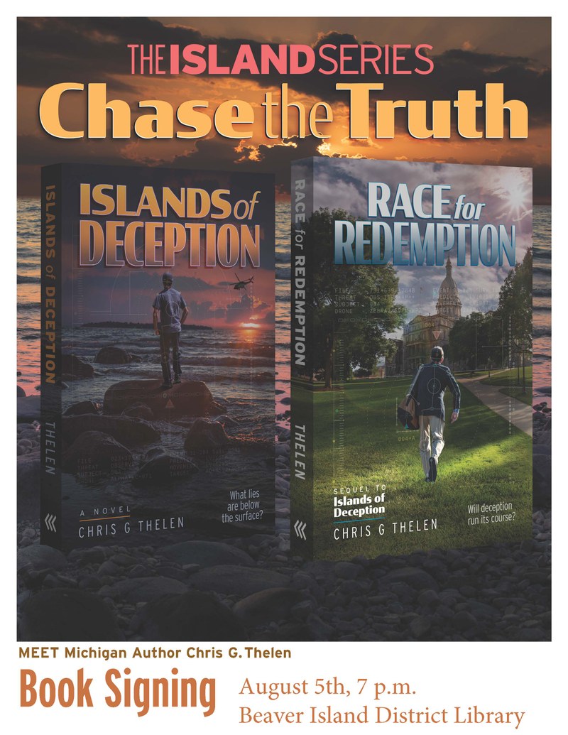Chris Thelen, author event, August 5th at 7 p.m. Chris Thelen, author event, August 5th at 7 p.m.